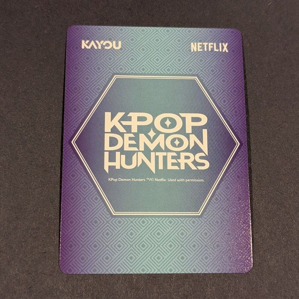 Kayou K-Pop Demon Hunters Jinu Saja Boys Soda Pop SSR Card KPDH01-SSR-004 - Picture 2 of 2